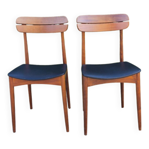 Paire de chaises scandinaves