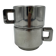 Lot tasses inox vintage