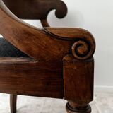 Mahogany restoration armchair