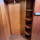Art Deco Vintage 1930s  Figured Walnut Wardrobe Bookmatched Fitted Interior