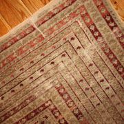 Handmade antique Turkish Ghurdes prayer rug 4.10' x 7.3' (152cm x 222cm) 1870s - 1B427