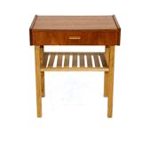 Table de chevet en teck, suède, 1960