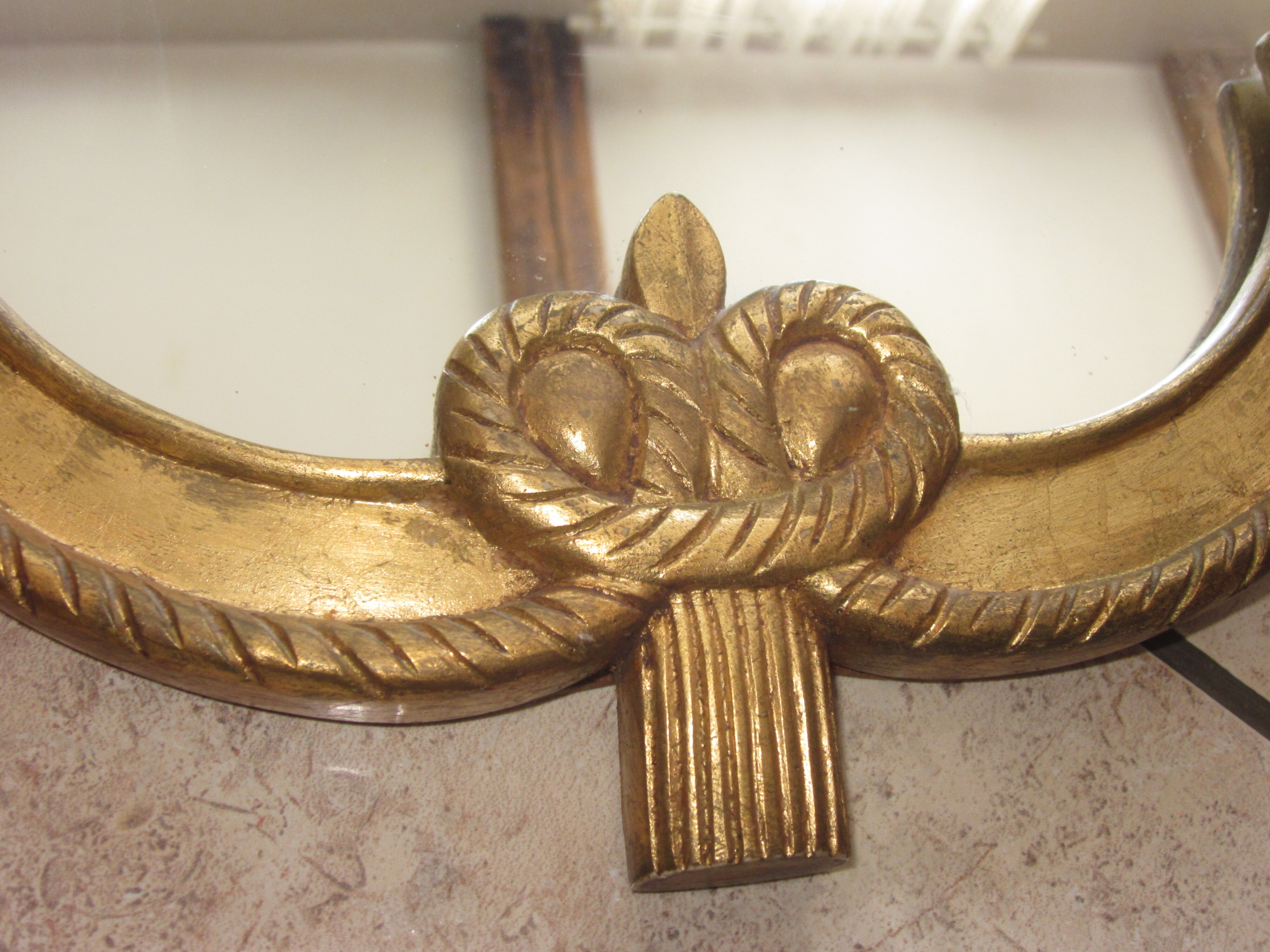 Gilded mirror - 85x55cm