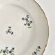 Assiette en porcelaine du Duc d’Angoulême | Motif floral Barbeaux (Bleuets)