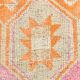 Tapis de couloir vintage orange pâle 3x13, 94x381 cm