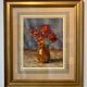 Old painting, still life with cloves by Abel Gay (1877-1961)