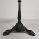 Bistro table with a cast iron base and a traffic sign as a tabletop, Paris 1920s.