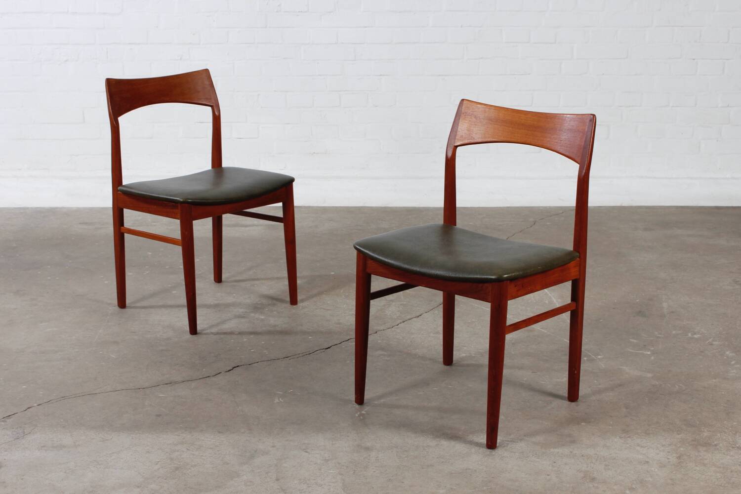 Vintage Teak Stuhl Danish Mid Century Kjærnulf Design 60er