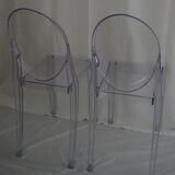 Pair of stackable chairs Victoria Ghost / Polycarbonate 2.0