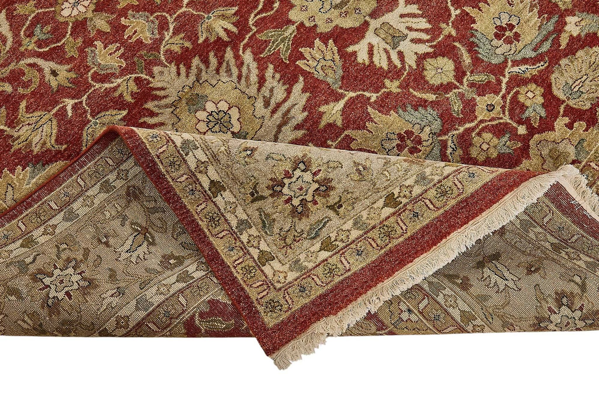 Turkish Handknotted Wool Oushak Rug 244 cm x 305 cm