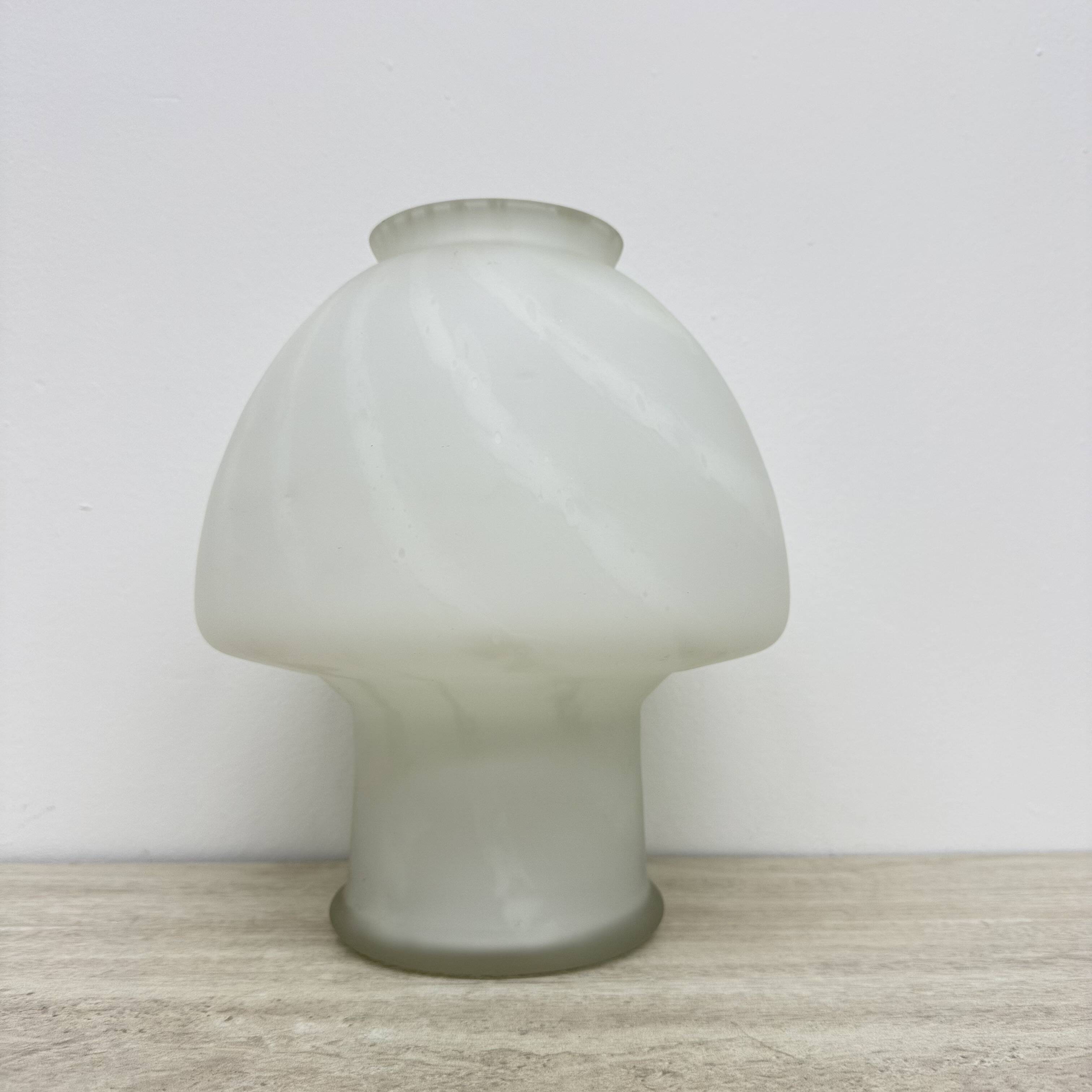 Mid-century Murano glass mushroom table lamp , 1970s