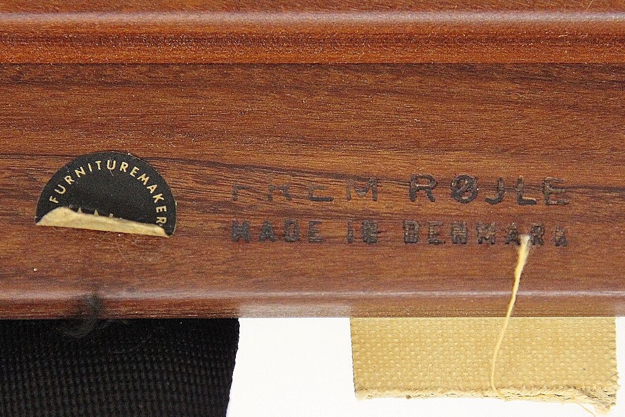 Set of 2 Scandinavian teak armchairs, Poul Volther, Gemla Möbler, Sweden, 1960