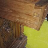 Renaissance two-part walnut sideboard