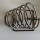 Spring bottle holder in silver metal 1970