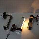Set of 3 Midcentury Wall Lamps Napako, Designed by Josef Hurka, 1960s, CZS