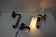 Set of 3 Midcentury Wall Lamps Napako, Designed by Josef Hurka, 1960s, CZS