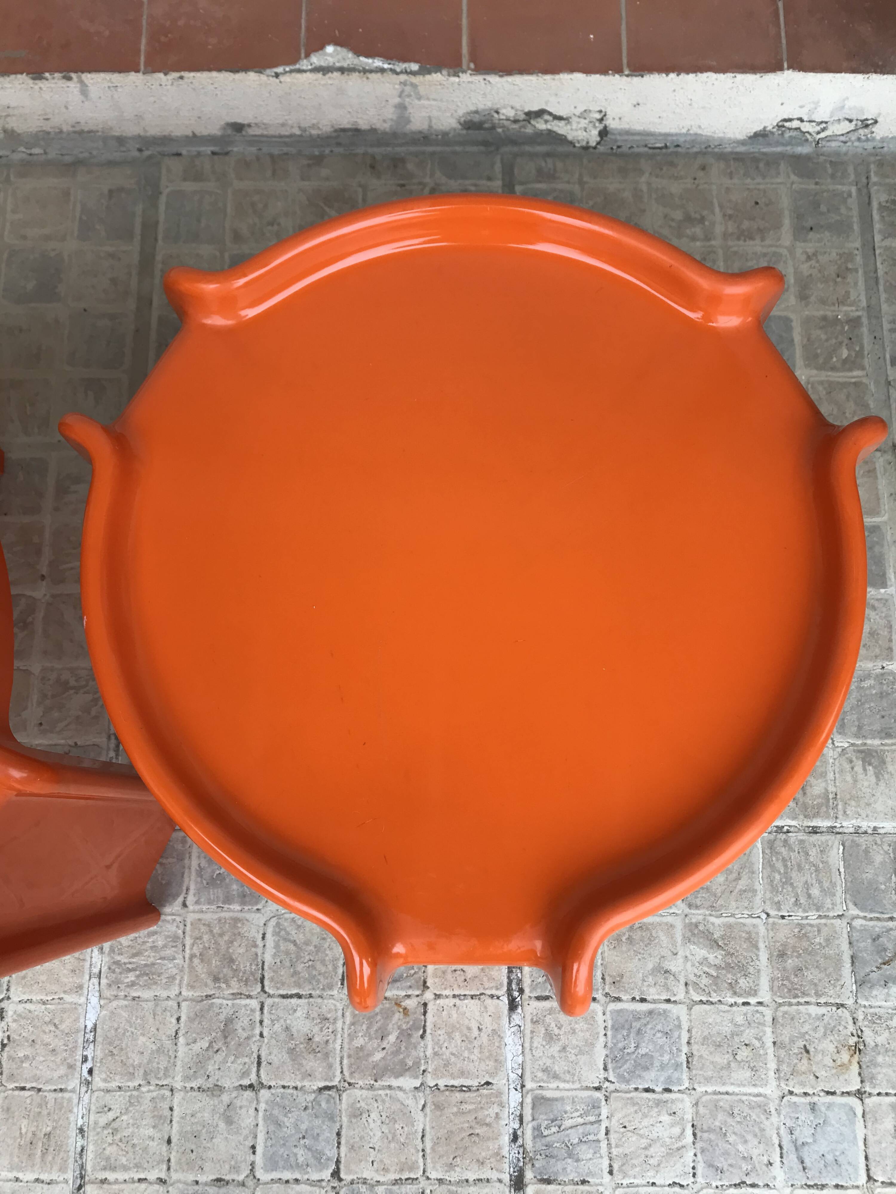 Nesting coffee tables by Giotto Stoppino for Kartell vintage 1970