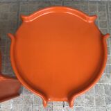 Nesting coffee tables by Giotto Stoppino for Kartell vintage 1970