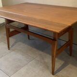 Table modulable danoise en teck Kai Kristiansen 1960