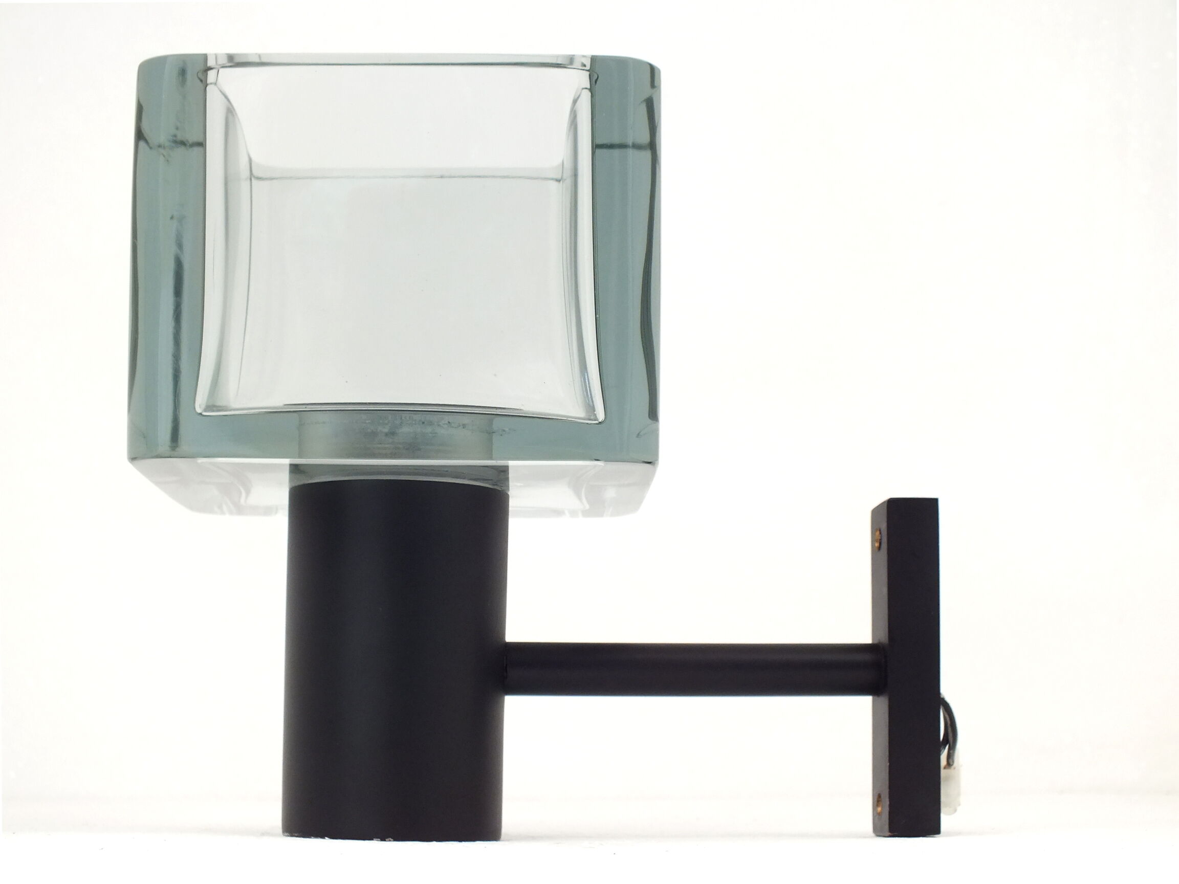 Two wall lamps in glass by Flavio Poli for Seguso Italy, '70s