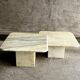 Marble nesting coffee tables, 1960s, France