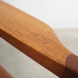 Oak armchair, Danish design, 60s, production: Denmark