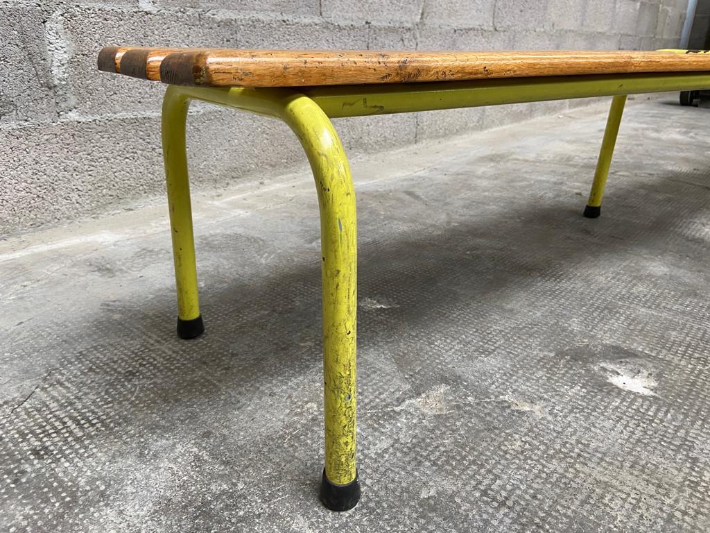 Vintage Mullca school bench