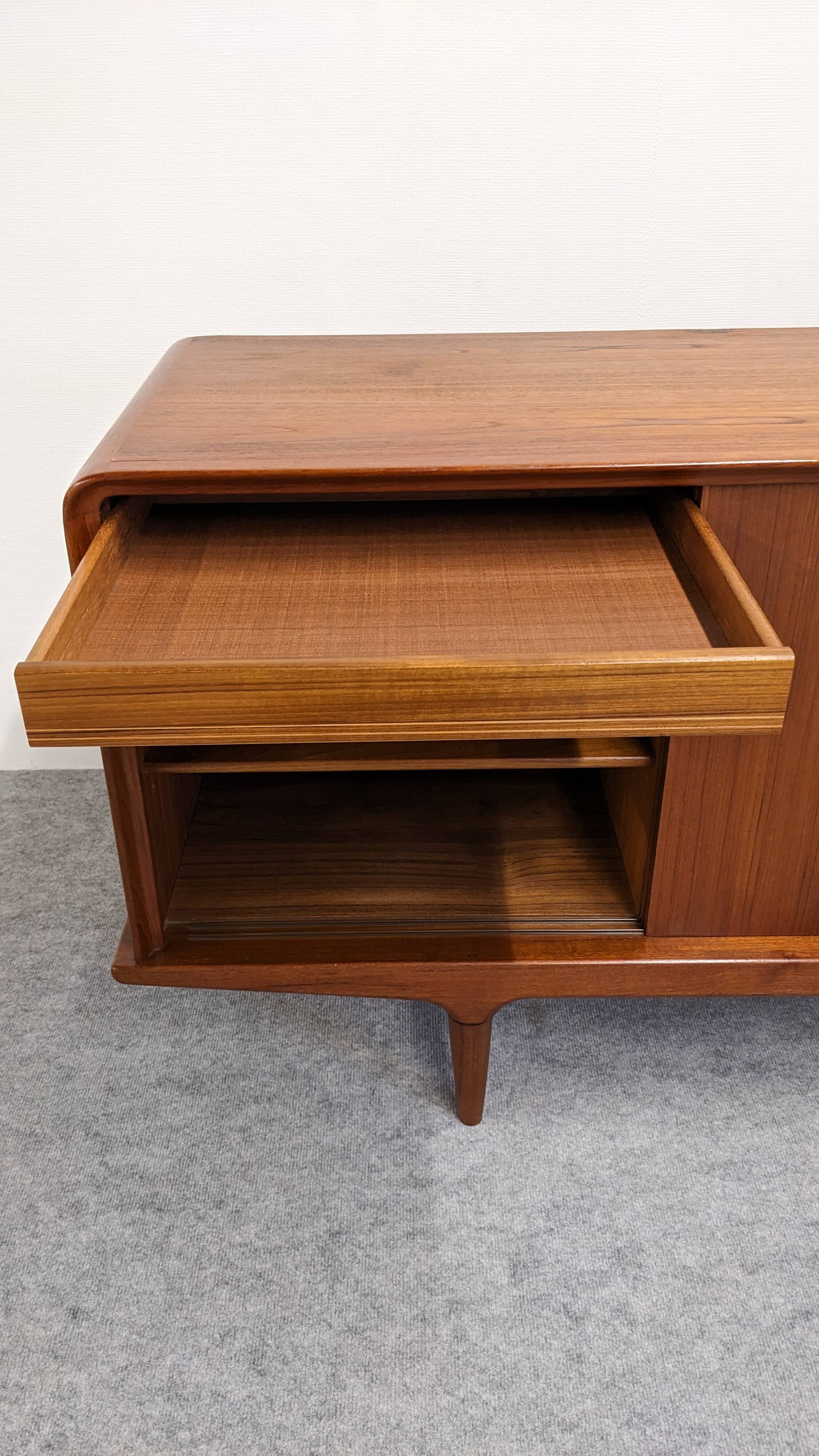 Teak enfilade by Johannes Andersen for Clausen & Son, Denmark 1960.