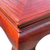 table in natural varnished quince wood
