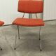 Pair of compass model chairs by Pierre Guariche for Les Huchers-Minvielle France 1955