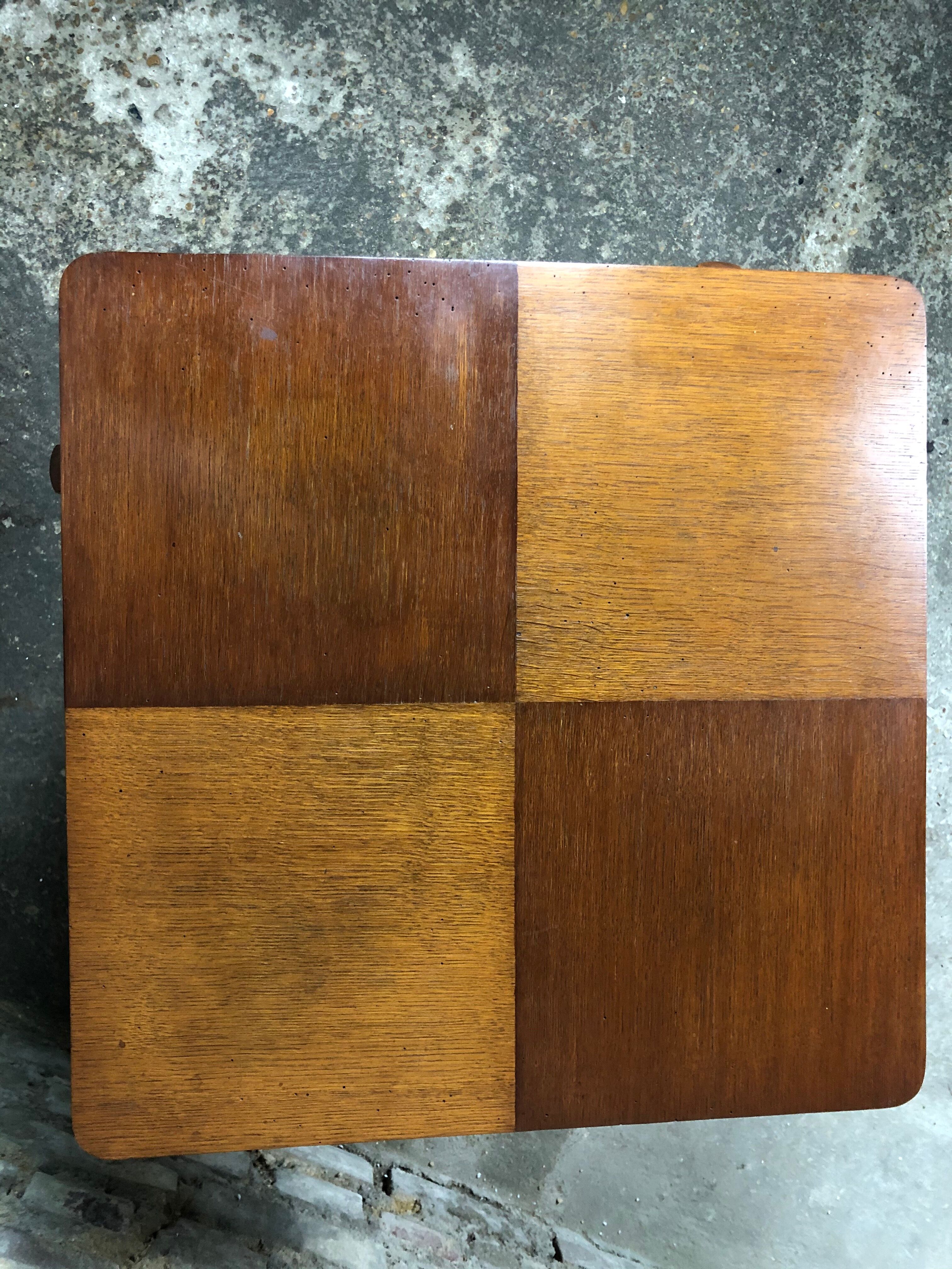 1950 Oak Side Table and Brutal Oak Veneer