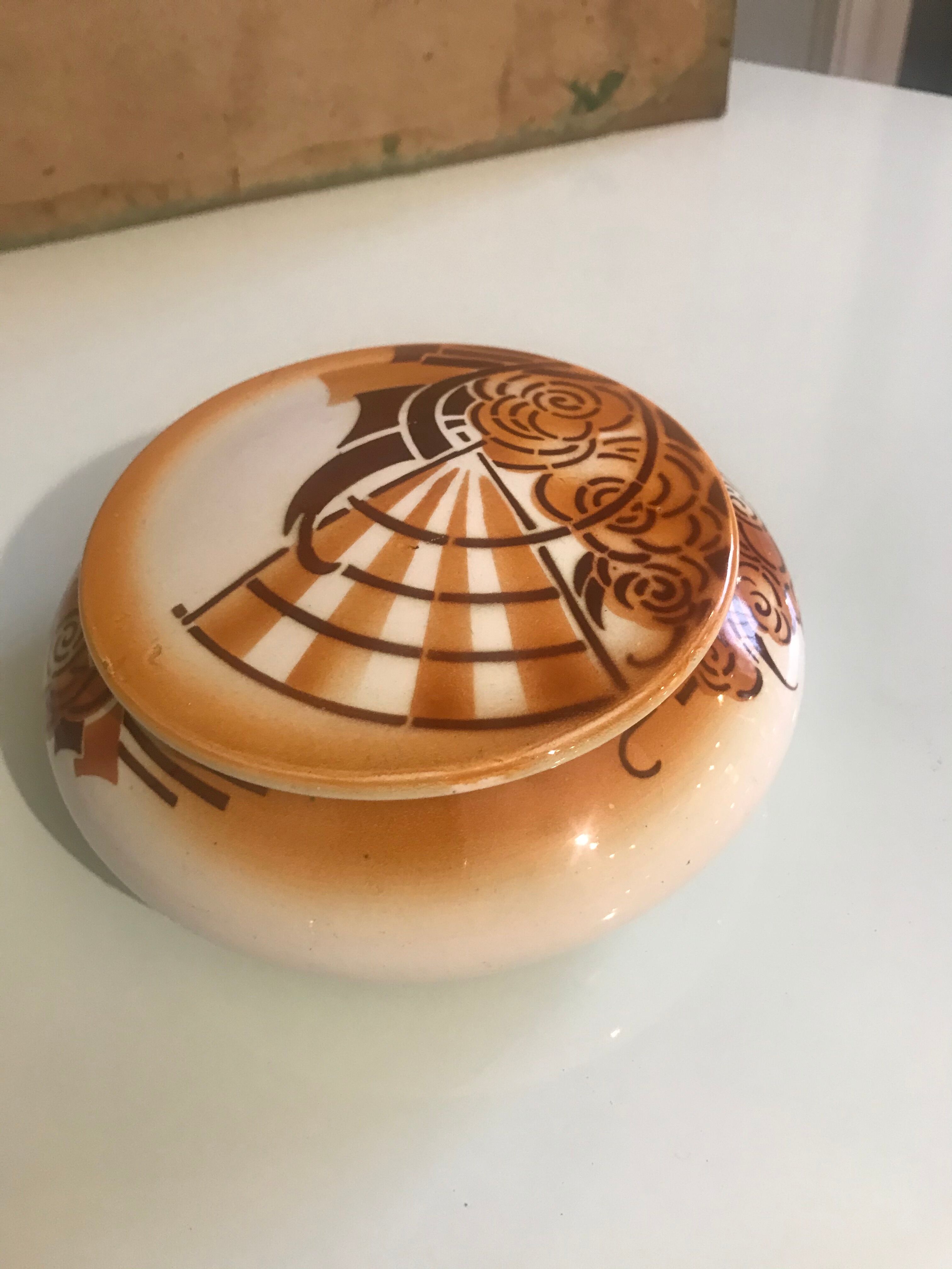 Old Saint Amand Ceramic Candy