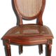 Pair of Louis XVI style medallion chairs vintage cyears