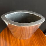 Brushed aluminium vase from the 1980s.