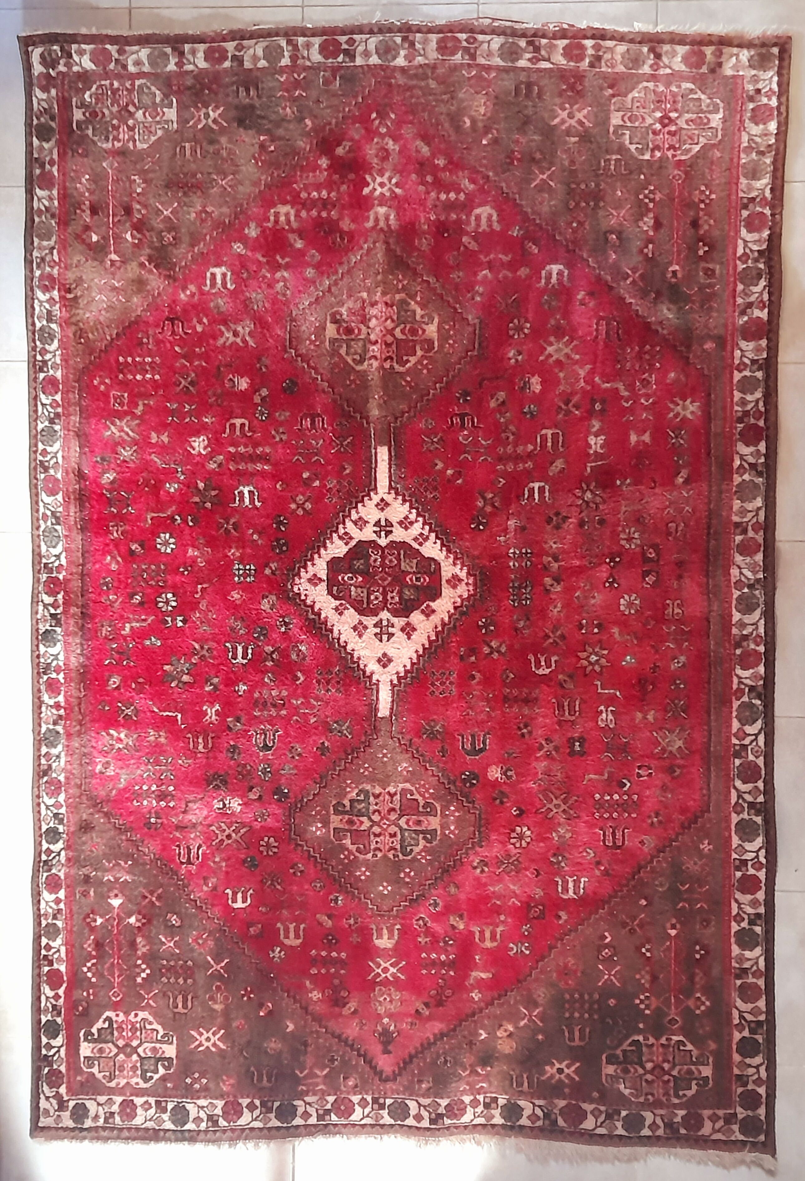 Grant tapis Gashgai 294 x 188 cm