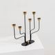 Candelabra in brass and metal by Gunnar Ander for Ystad-Metal