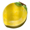 Assiette décorative citron