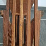 Rosewood and brass magazine stand table