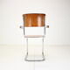 Restored Bauhaus Chrome Chair by Rudolf Vichr Prag, 1930s