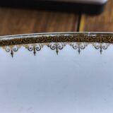 Large oval Winterling Bavaria porcelain dish with gold frieze Excelsior decoration