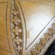 Wall-mounted letter holder, antique carved wood, folk art.