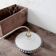 Suspension en opaline blanche