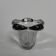 Thick-walled glass vase in Daum style, 1950s