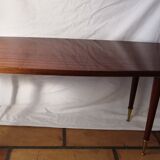 Varnished wood coffee table 1950