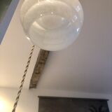White Clichy glass walker