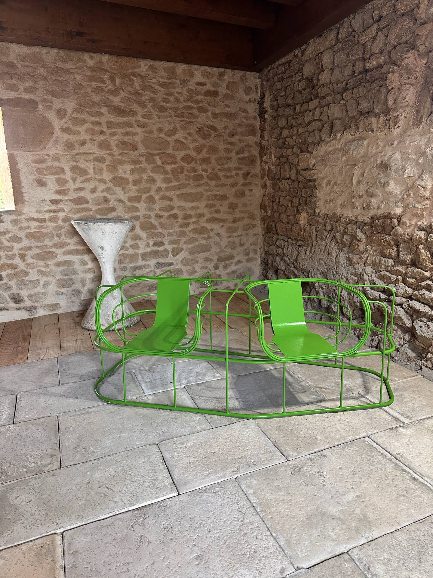 Pair of double seats "Locus Solus" – Gae Aulenti – Italy – 1970