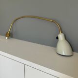 articulated brass wall light - Sweden 1960s