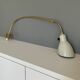 articulated brass wall light - Sweden 1960s