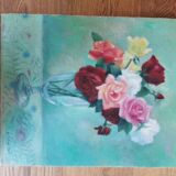Table bouquet of roses