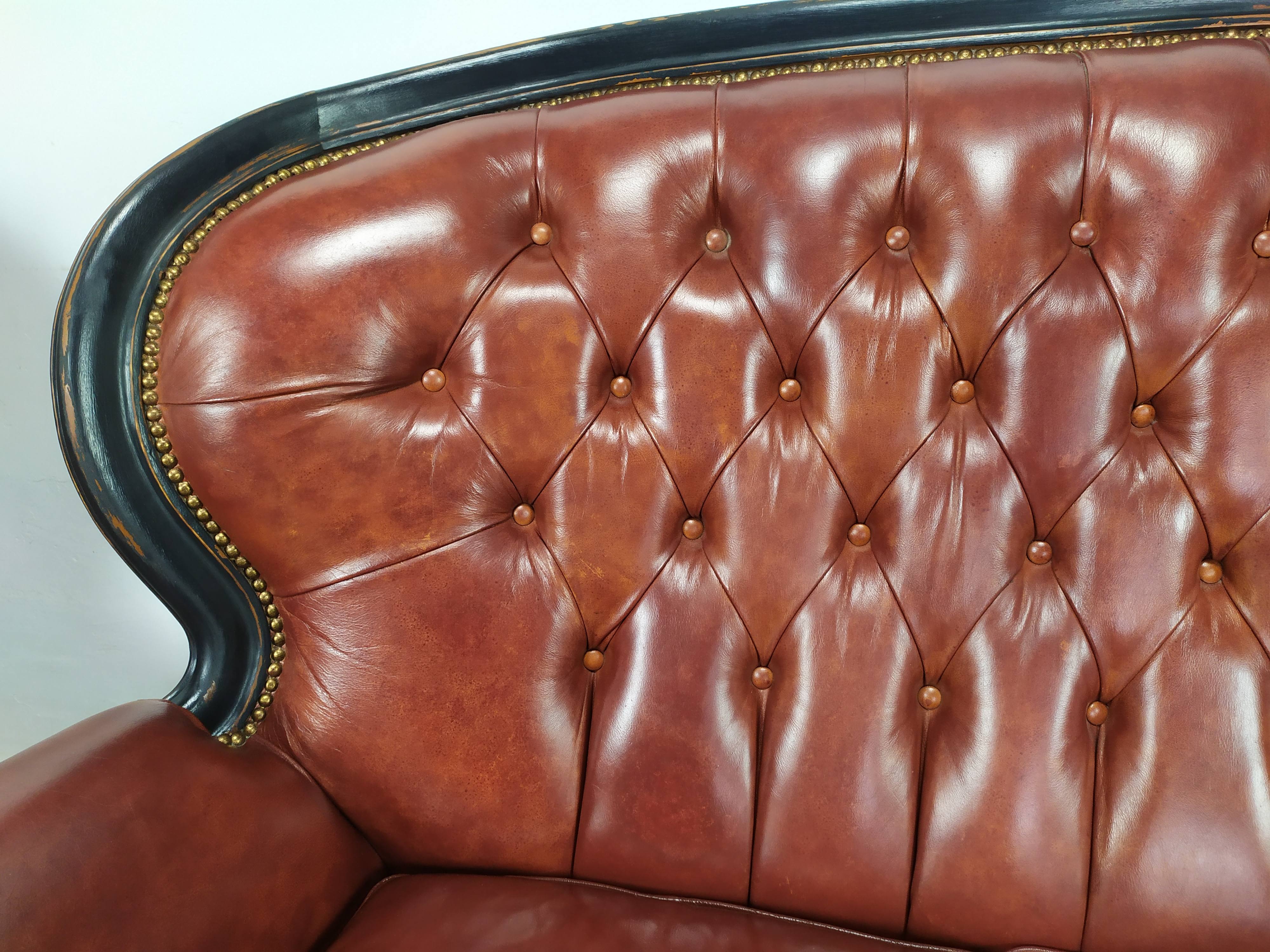 Salon Chesterfield burgundy